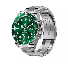 (Green Face) Smart Watch For  Men Bluetooth Call Blood Pressure Heart Rate Fitness Tracker UK