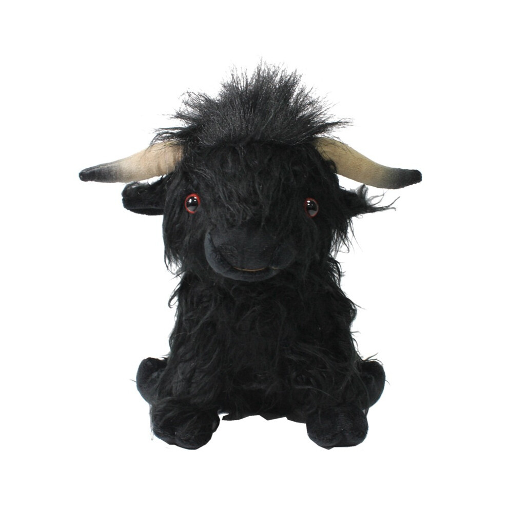 Photos - Other Toys  Highland Cow Kids Plush Toys Stuffed Dolls XMAS UK(Black)