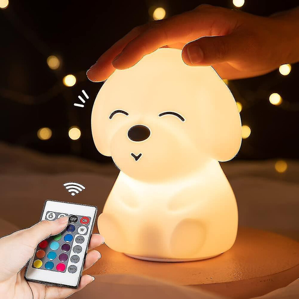 Night Light For Kids,silicone Night Lamps,usb Rechargeable Led Lamp