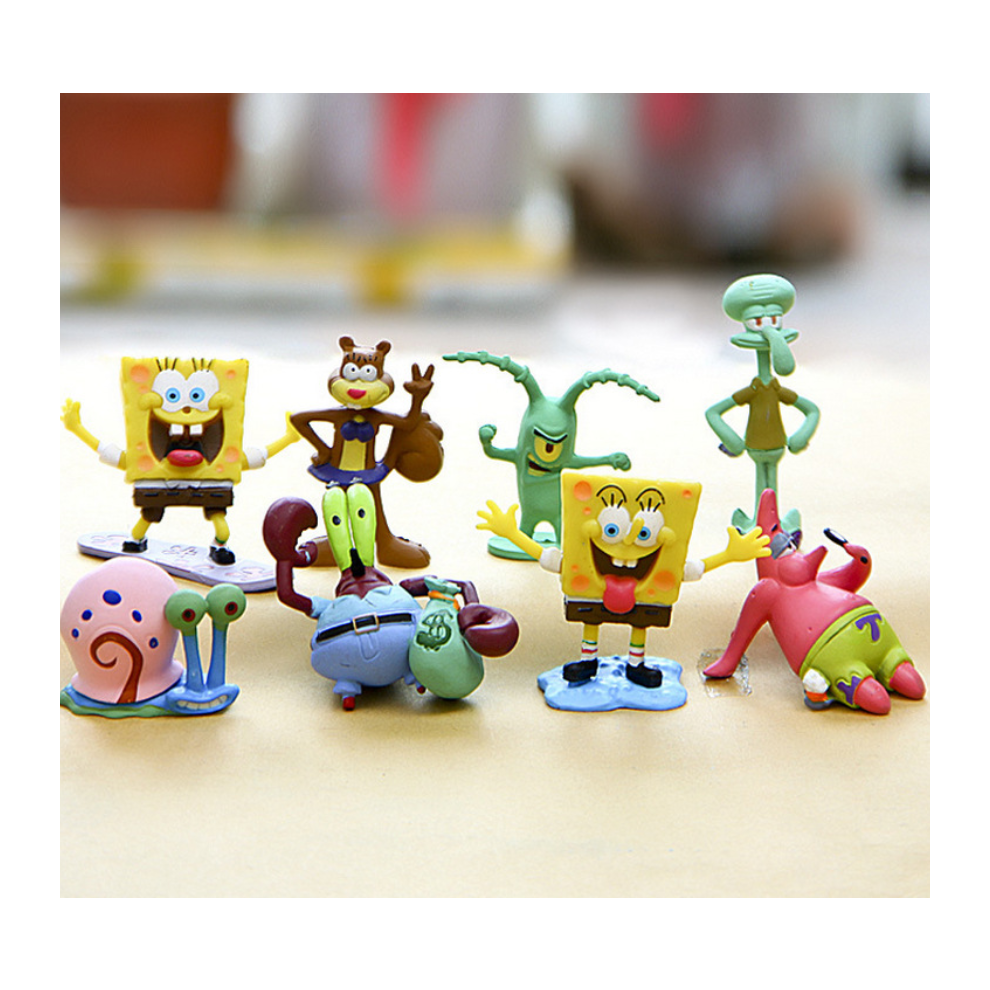 Photos - Action Figures / Transformers ​Sponge Squarepants Figures 8 Pieces