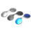 (Black) Mini Rimless Mirror Sunglasses Matrix Morpheus Style UV400 4