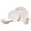 16 Pcs Ceramic Solar White Serving Dinner Set Tableware Salad Plates Bowls Cups 4