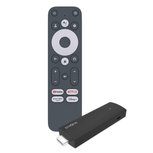 STRONG - SRT 41 - Streaming Box Google TV 4K - Chromecast - Wifi 5 - Bluetooth - Assistente Vocal Google - Dolby Atmos/Vision - HDR 2
