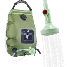 20L Solar Hiking Camping Heating Shower Bag with Shower Head