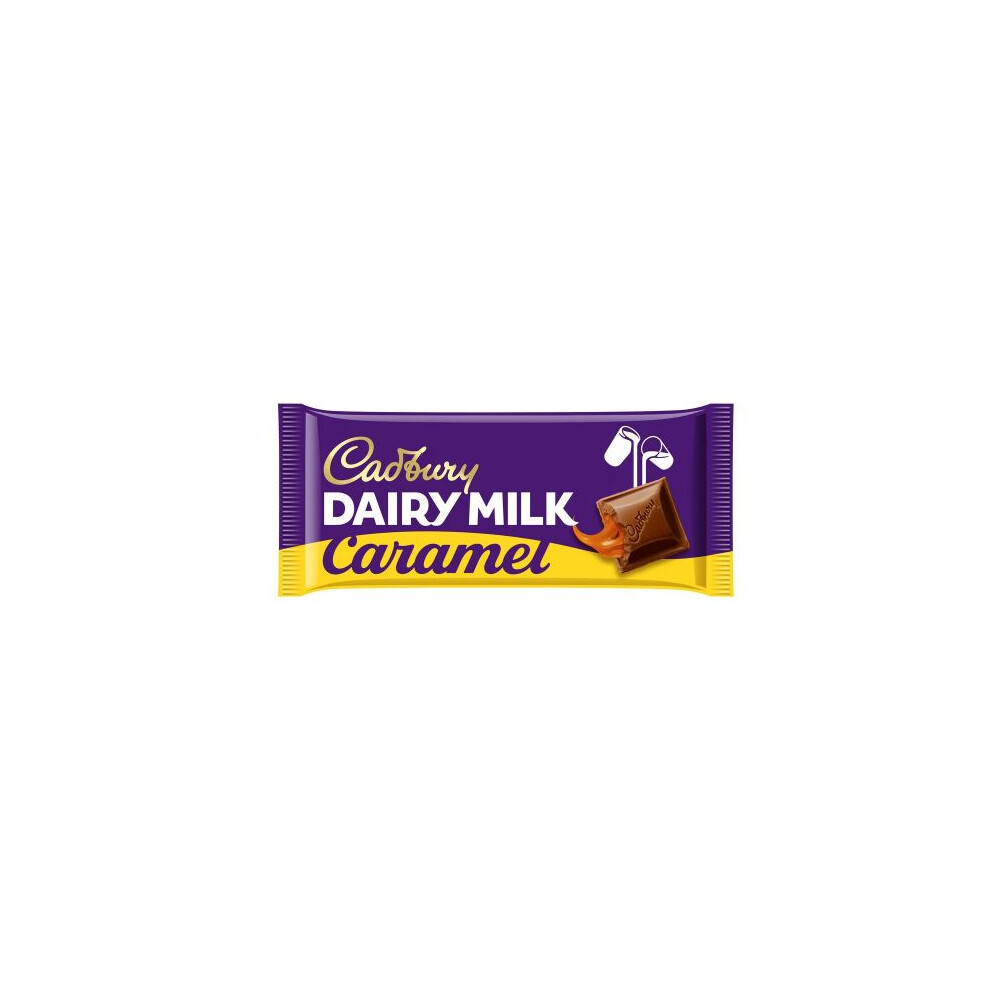 Cadbury Dairy Milk Caramel Chocolate Bar 180g (pack Of 2)