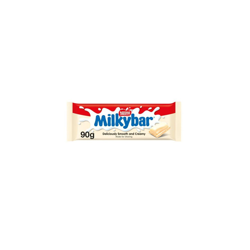 Milkybar White Chocolate Sharing Bar 90g (pack of 3)