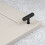 (55mm Pull	) Matt Black Diamond Knurled Solid Brass Bar Handles 1