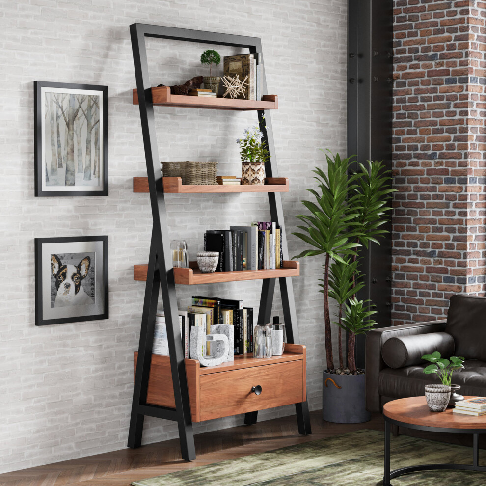 (Small) Brooklyn Industrial Ladder Bookcase/Display Unit