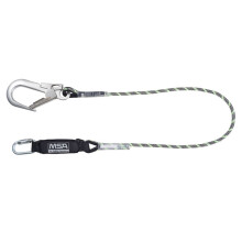 MSA 1.8M KERNMANTLE ENERGY ABSORBING LANYARD CHROME 1.8M