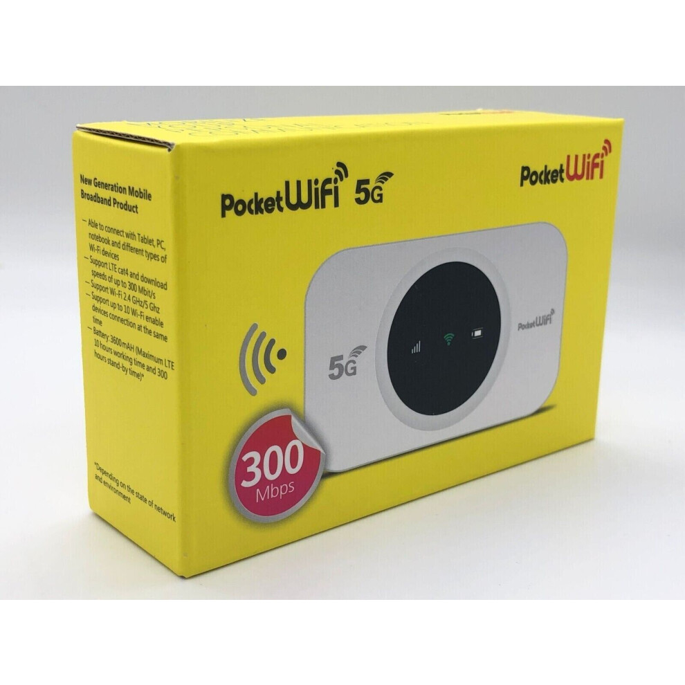 Pocket Wifi Router 5G Portable Wireless Mobile Hotspot Built 3600 mAh/