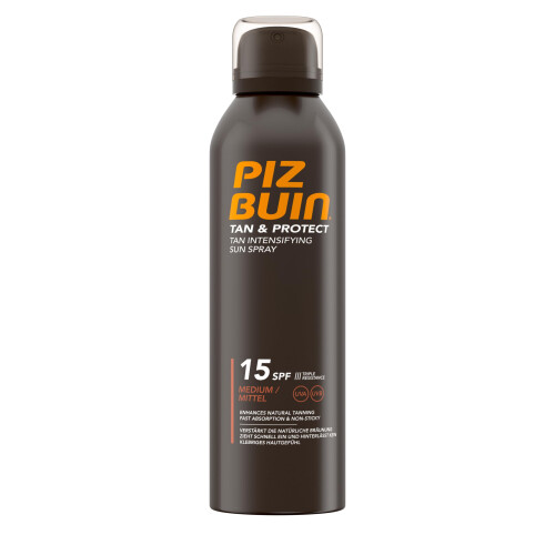 Piz Buin Tan and Protect Intensifying Sun Spray SPF 15, 150ml
