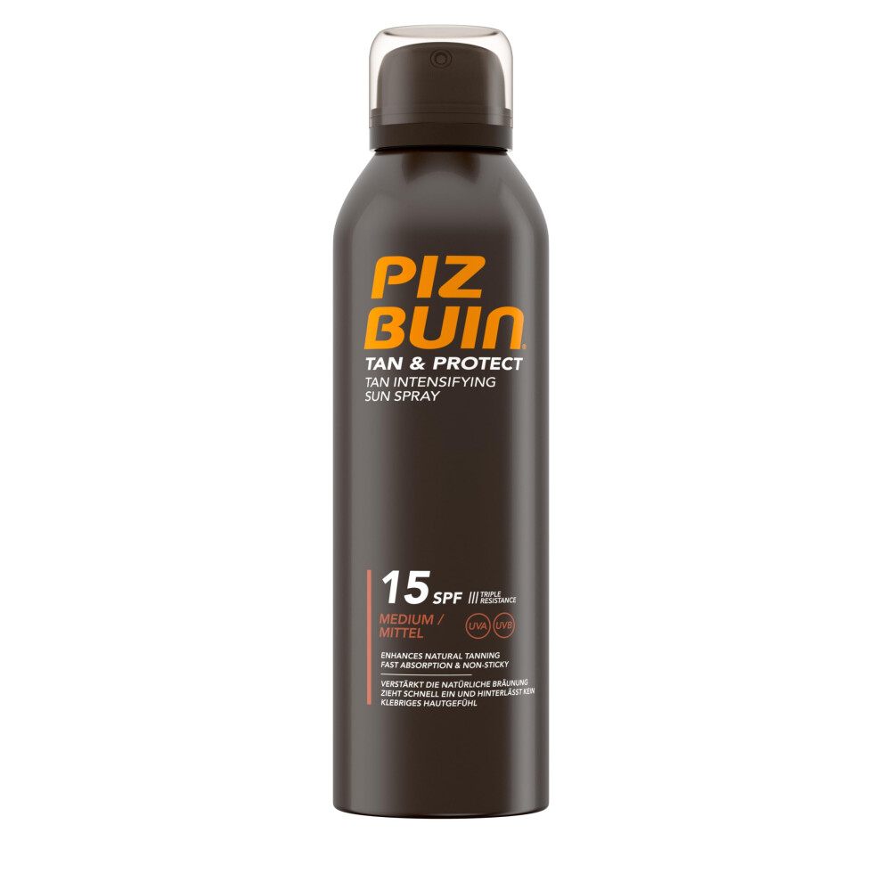 Piz Buin Tan And Protect Intensifying Sun Spray Spf 15, 150Ml