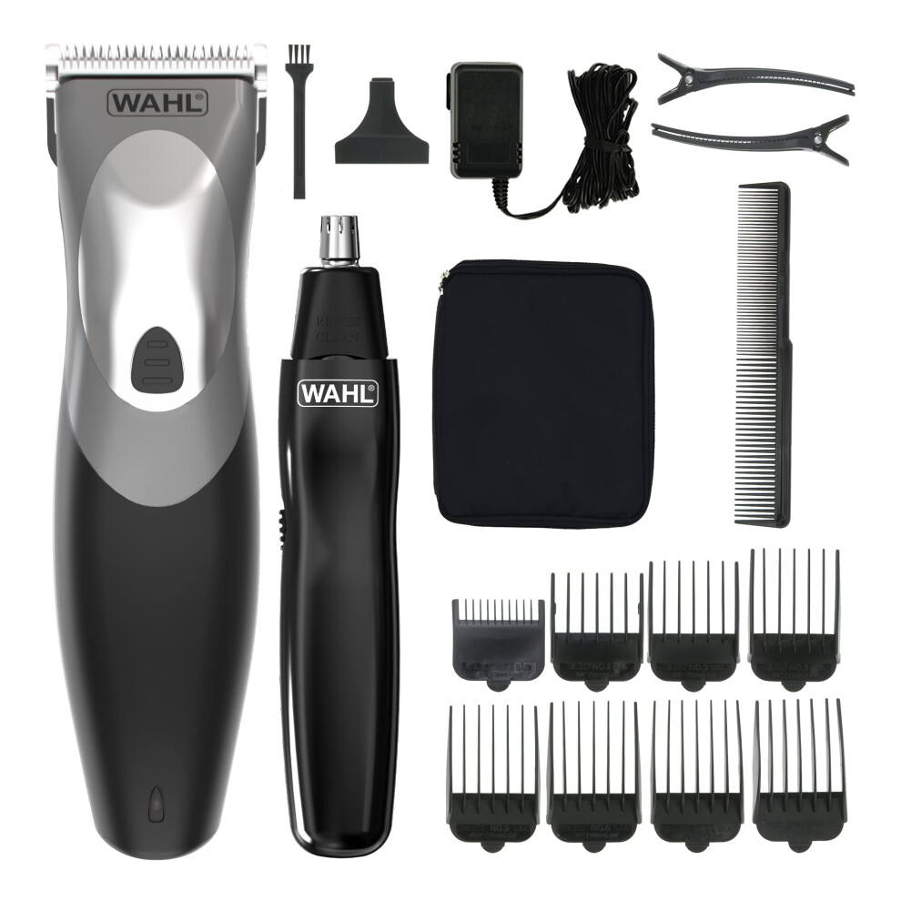 Clip N Rinse Hair Clipper for Men, Head Shaver, Men's Hair Clippers, Nose Trimmers for Men, Cordless Clippers, Washable Head, DIY Haircuts, Easy Home