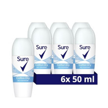Cotton Dry Anti-Perspirant Deodorant Roll On 48-hour protection deodorant for women 6x 50 ml