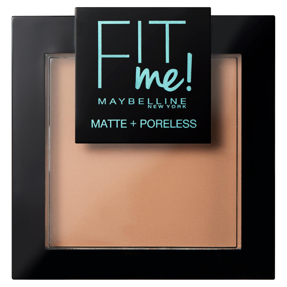 Fit Me Matte and Poreless Powder, Number 250, Sun Beige, 30 ml (Pack of 1)