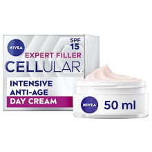 Hyaluron Cellular Filler Anti-Age Day Cream SPF 15 (50ml), Anti Wrinkle Cream with Hyaluronic Acid, Anti Ageing Face Cream, Day Cream for Women
