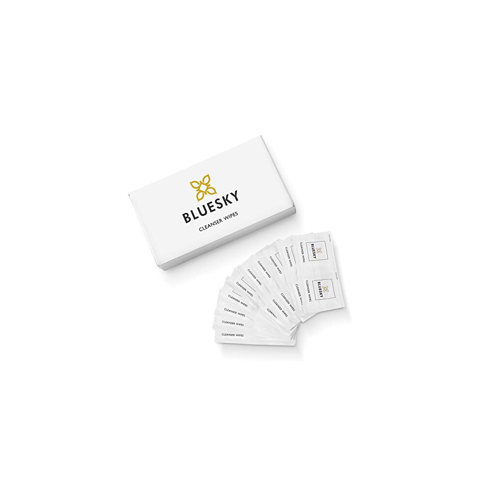 Bluesky 100 Cleanser Wipes For Gel Polish Nail Prep & Sticky Residue Remover, Removes Tacky Layer Of Uv Led Gel Nails (75 Percent Isopropyl Alcohol Wipes)