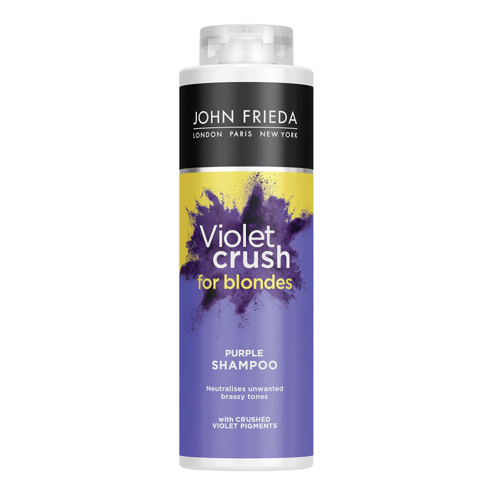 Violet Crush Purple Shampoo 500 ml, Purple Toning Shampoo for Blonde Hair, Shampoo Value Pack