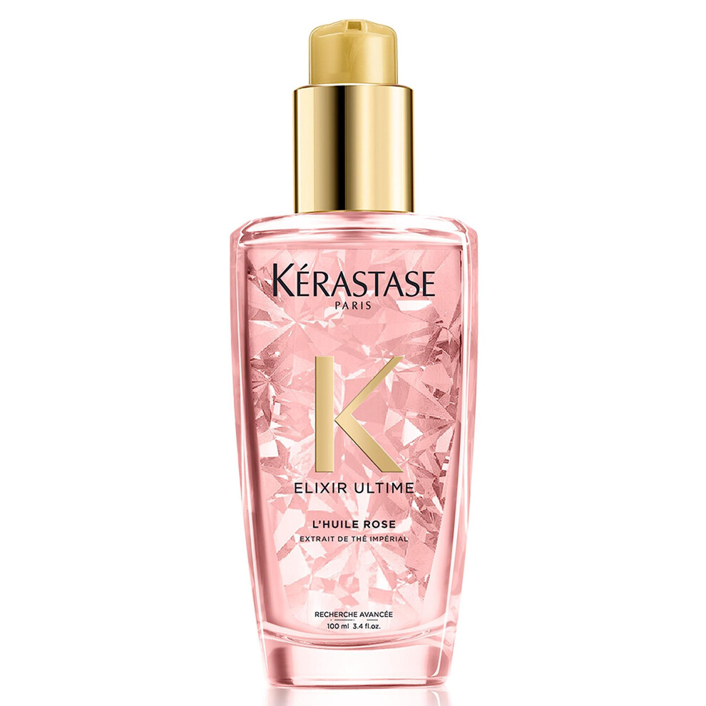 Kérastase Elixir Ultime, Hair Oil Shine-enhancing Nourishing Conditioning Treatment, For Coloured Hair, With 4 Precious Oils and Imperial Tea Extract