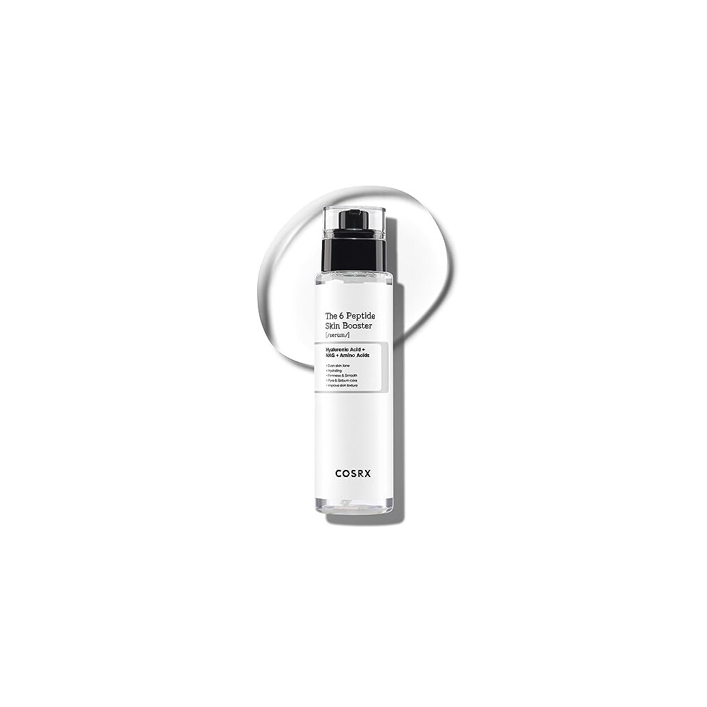 6X Peptide Collagen Booster Toner Serum 150mL/5.07 Fl.Oz, Skin Renewal Boosting Facial Essence, Niacinamide & Hyaluronic Acid for All Skin Types,
