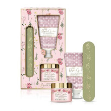 Royale Garden Rose, Poppy & Vanilla Luxury Manicure Gift Set (Pack of 1) - Vegan Friendly