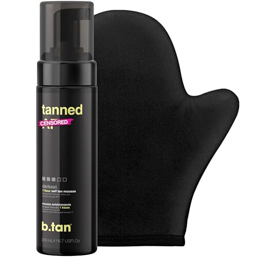 b.tan Mörk Självbruningskit | Få Bronsad Bundle - Självbrun Mousse med Vante