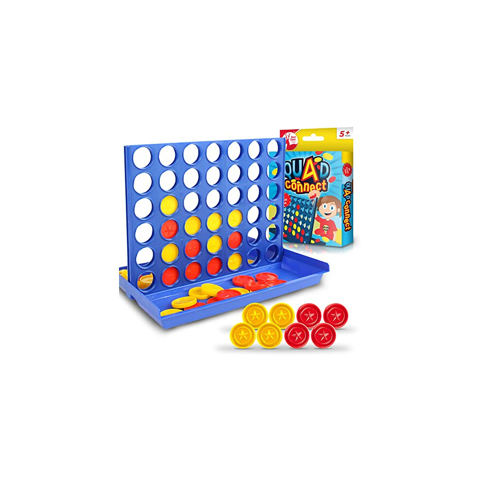 4 In A Row Game | Family Fun Kids Board Games & Travel Games for Kids & Adults | Board Games Kids Travel Games for Kids Travel Board Games |