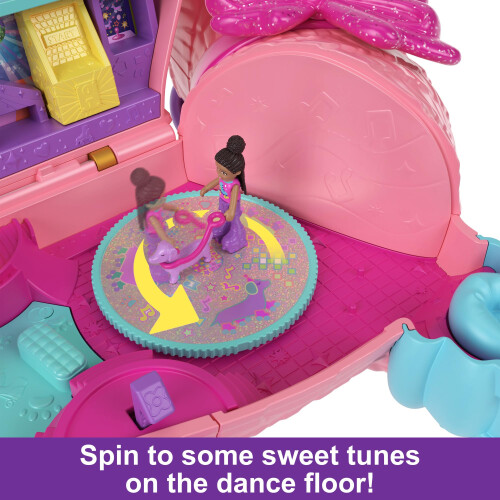 Polly Pocket Polly Pocket Set Gioco Compatto, Festa di Compleanno con 2 Micro Bambole e 26 Accessori 2