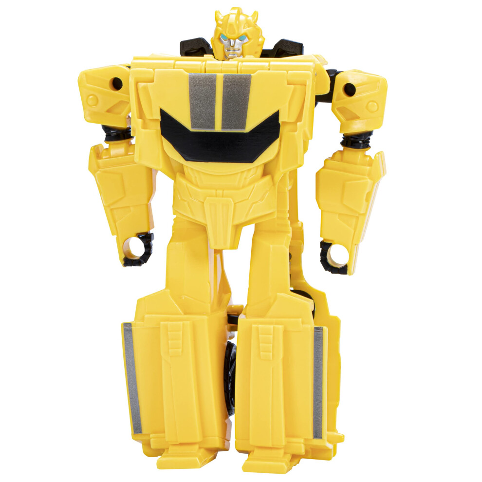 Toys EarthSpark 1-Step Flip Changer Bumblebee 10-cm Action Figure, Robot Toys for Ages 6 and Up