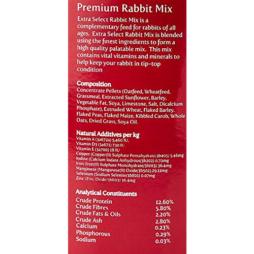Premium Rabbit Mix Bucket, 5 L 1