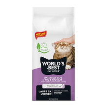 Worlds Best Cat Litter 28lb Multiple Cat Lavender Scented, beige,12.7 kg (Pack of 1)