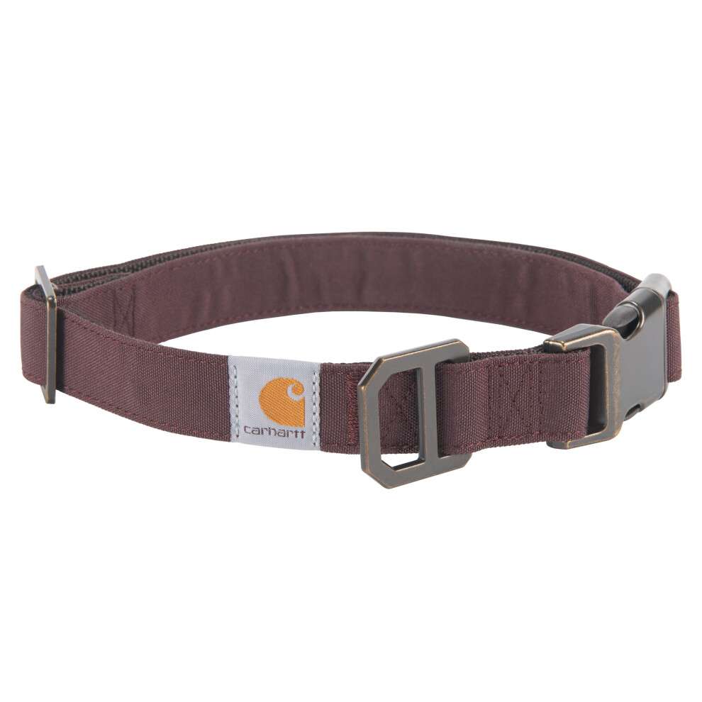 Nylon Duck Dog Collar, Deep Wine, Medium