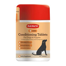 Conditioning Tablets for Dogs (100 Tablets) - Rich in Vitamins, Supports a Healthy Immune System, Nutritional Tasty Supplement
