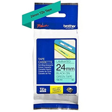 TZe-751 - Black on green - Roll (2.4 cm x 8 m) 1 cassette(s) laminated tape - for Brother PT-D600, P-Touch PT-3600, D800, E550, P750, P900, P950,