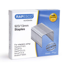 1484 923/13 mm Galvanised Staples, Type 23, Box of 1000
