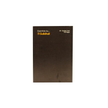 - Ref GES6424Z - Guildhall - Essentials Double Cash Account Book, A4, 297 x 210mm, 192 Pages of 80gsm Pre-Printed Paper - Receipts, Expenses,