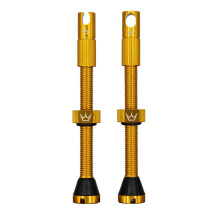 X Chris King MK2 Tubeless Valves Presta - Integrated Spoke Key & Valve Core Removal Caps, Mountain Bike, Road & Gravel Bicycle Tyre, Insert Compatible