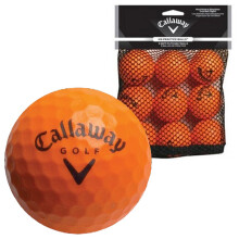 Soft Flight Balls with Hex Pattern (Pack of 9) - Orange