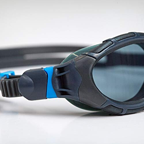 Zoggs Predator Flex Goggle, UV Protection Swim Goggles,Grey/Blue/Smoke Tint, small 1