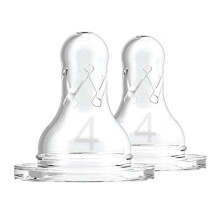 Dr.Brown's Options – Narrow Mouth Teat +9 Meses Transparent