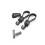 19211 Universal Coupling BuggyBoard, Black [screw color - gray] 3