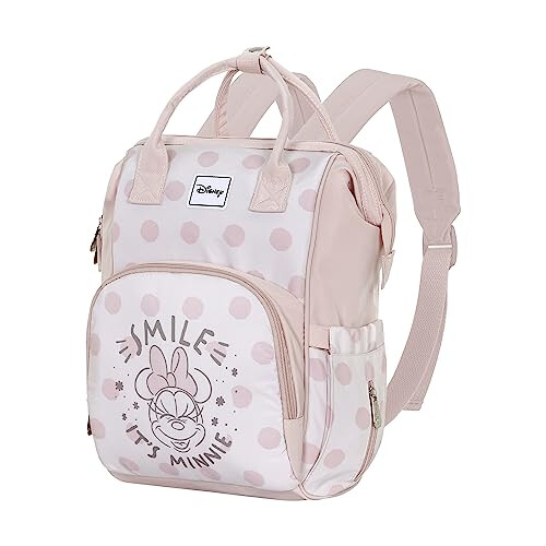 Disney Minnie Mouse Dear-Mommy Backpack, Salmon
