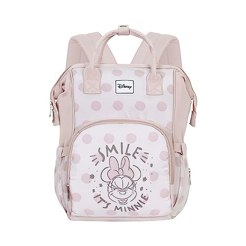 Disney Minnie Mouse Dear-Mommy Backpack, Salmon 1