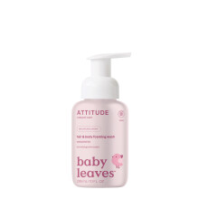 2-in-1 Hair and Body Foaming Baby Wash, EWG Verified Shampoo Soap, Dermatologically Tested, Made with Naturally Derived Ingredients, Vegan, Unscented,