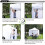 Side Panel for 3x3M Straight Leg Gazebo,1 Pack Sidewall Only (Blue) 4