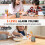 ThermoPro TM03W Kitchen Timer Digital Cooking Timer with Large LCD Display Big Digits Alarm Volume Adjustable Timer Clock Multifunctional Countdown Timer 4