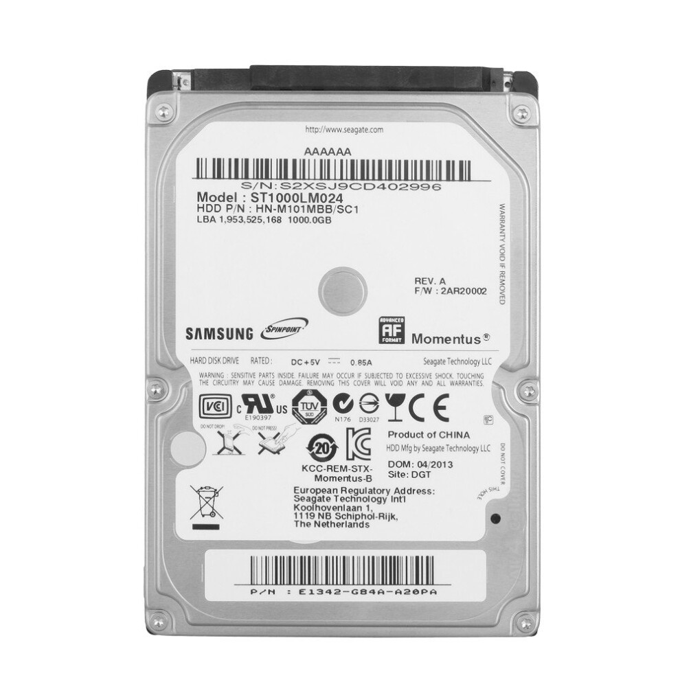 1TB 2.5" 9.5mm SATA 3Gpbs Internal Hard Drive -PS3/PS4 Compatible ST1000VT000