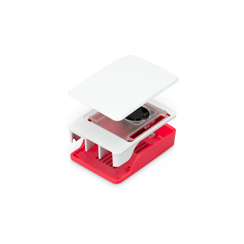 Raspberry Pi SC1159 Pi 5 Case Red and White - Image 4