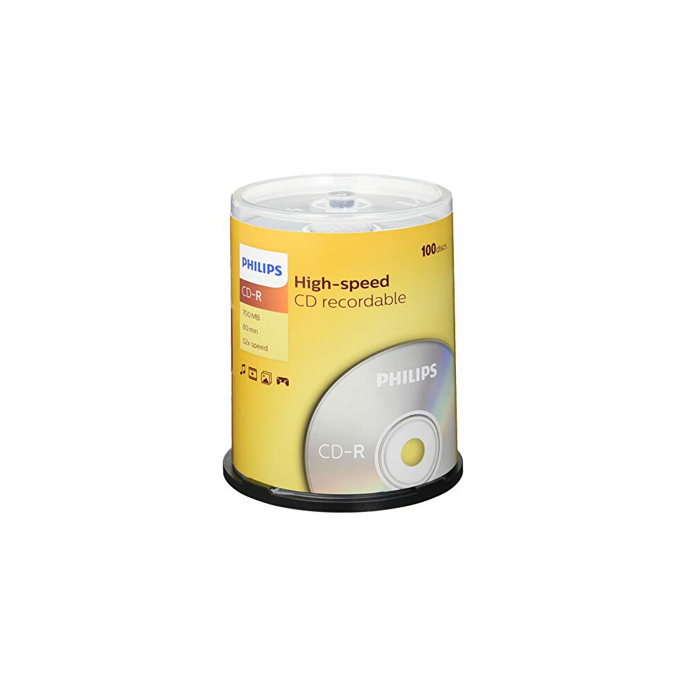 Cd-R 80Min Blank Discs X 100 (700Mb 52X Speed) 8710895794060