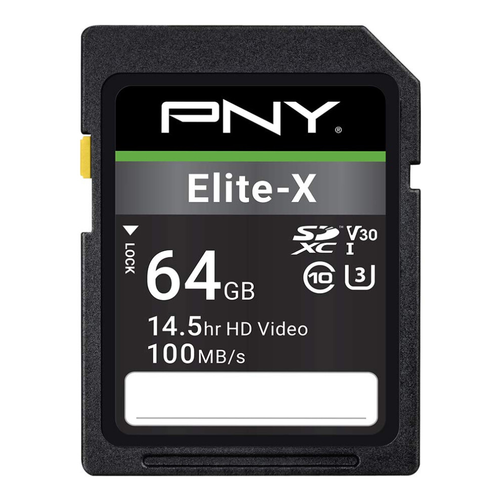 Elite-X Sdxc Card 64Gb Class 10 Uhs-I U3 100Mb/S 751492625584